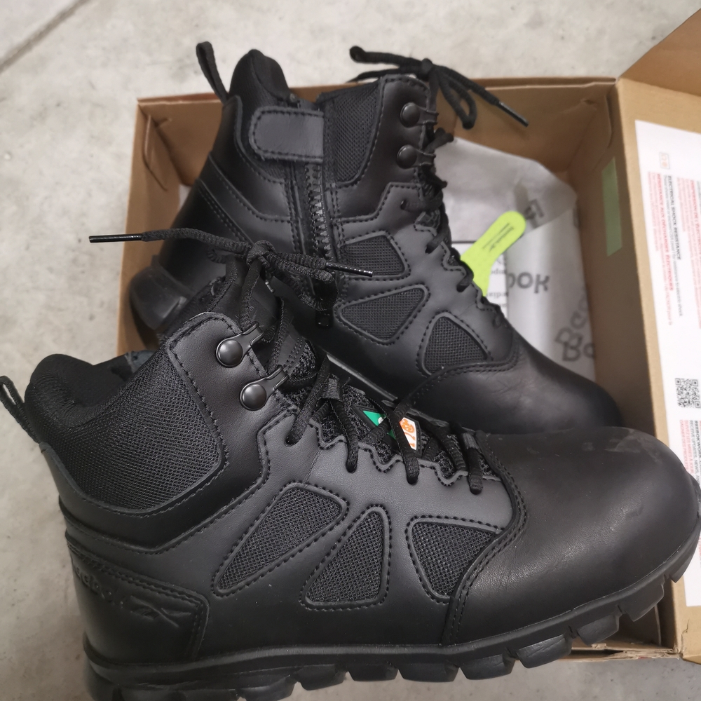 Reebok CSA Certified Black High-Top Boots